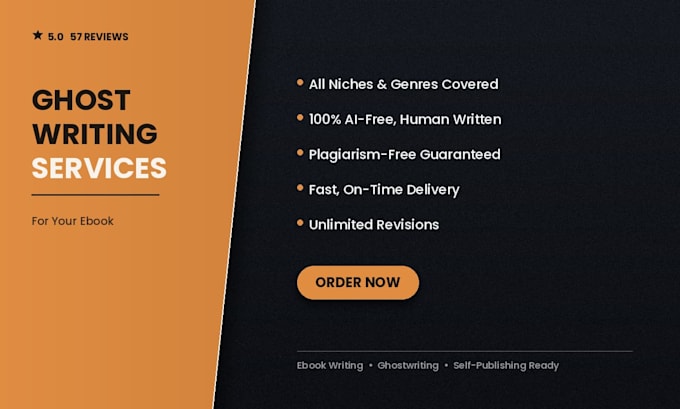 provide ghost writing services for your ebook