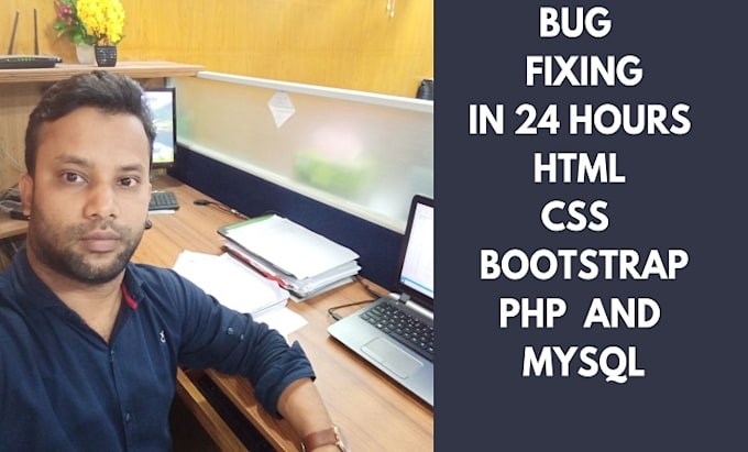 Bug fixing in 24 hours html css bootstrap php and mysql by Jahid68582 ...