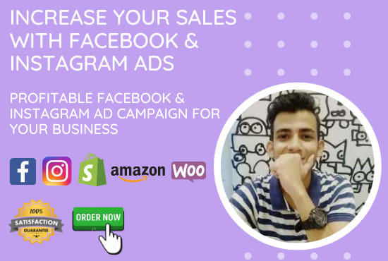 do facebook, instagram ads campaign and marketing promotion