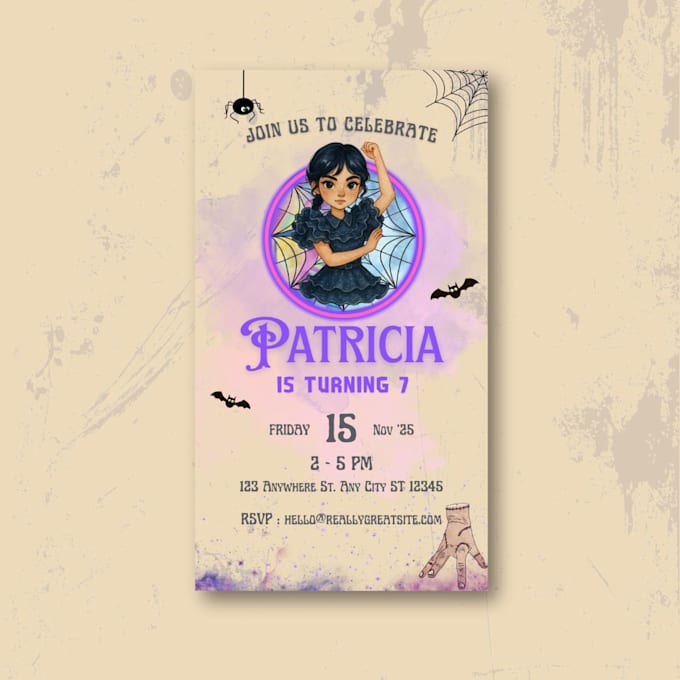design a birthday invitation for kids
