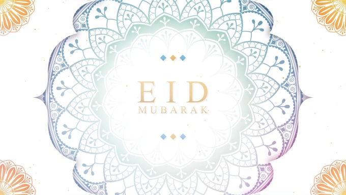 design exclusive ramadan mubarak and eid greeting and islamic animation for you