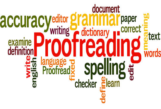 be your professional proofreader and editor