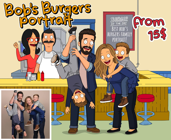draw you in bobs burgers style