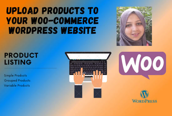 do woocommerce product listings and upload