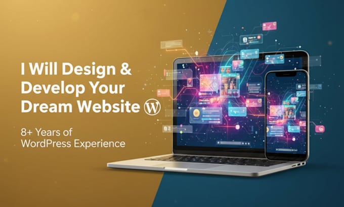 create an innovative and elegant wordpress website
