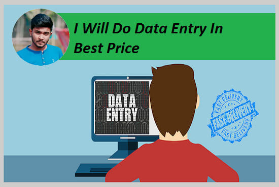 do data entry and fast data entry for you