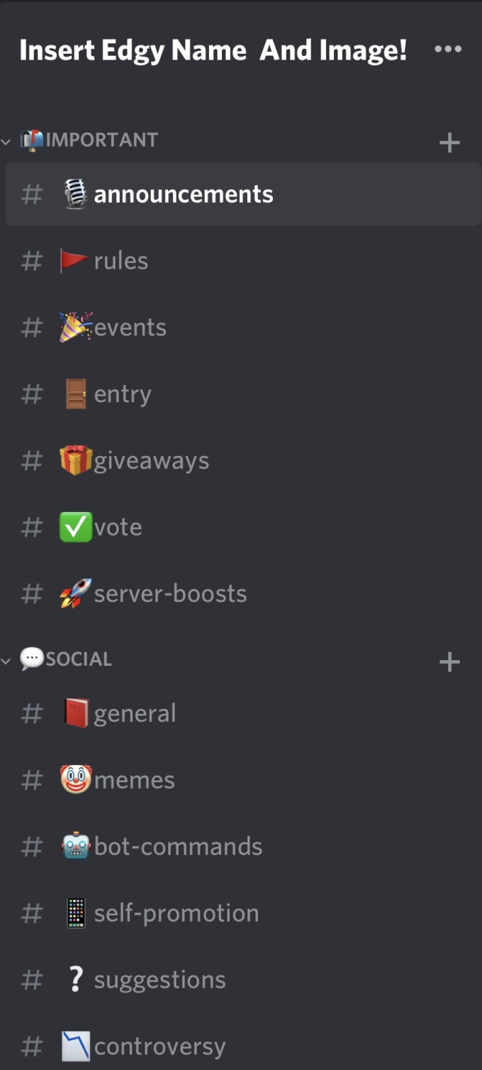 Military Discord Server Template
