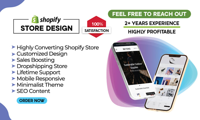 setup your profitable shopify website or shopify dropshipping store