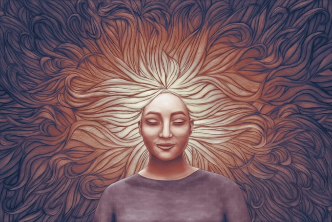 create a custom digital illustration or artwork