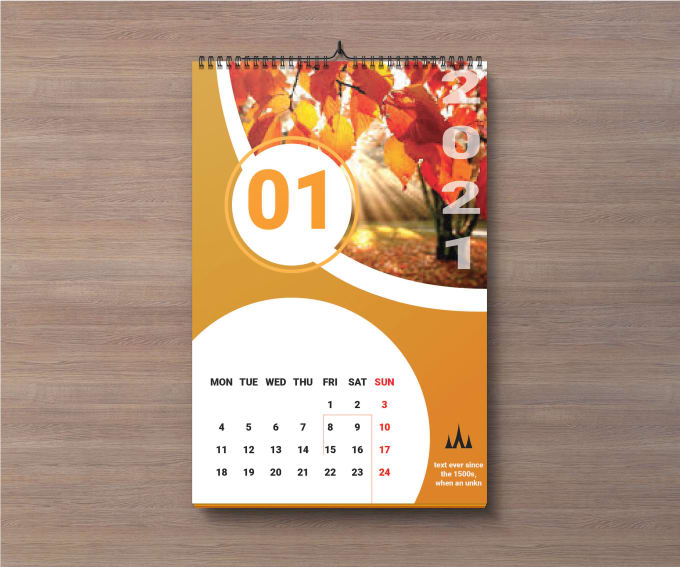 Design a high quality calendar by Tamanna_tasnia Fiverr