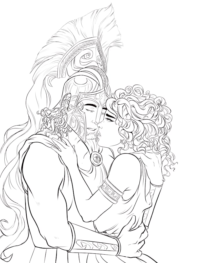 draw whatever you want in lineart style