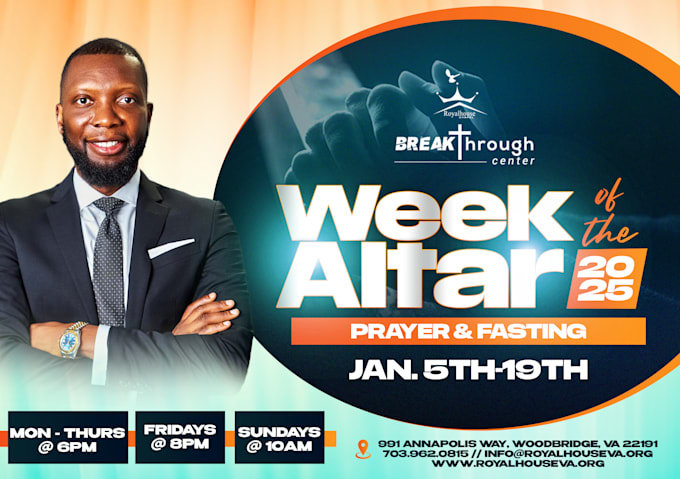 create unique church flyer or brochure within 8hrs
