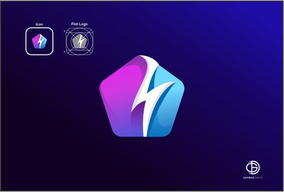 Make gradient colors suitable for an icon or logo by Gambardrawing | Fiverr