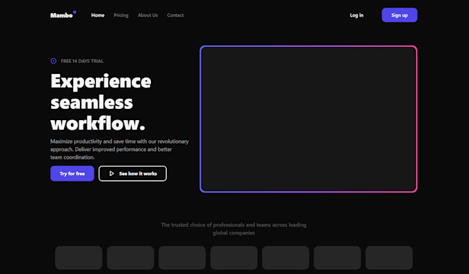 develop a web app or website with beautiful responsive UI