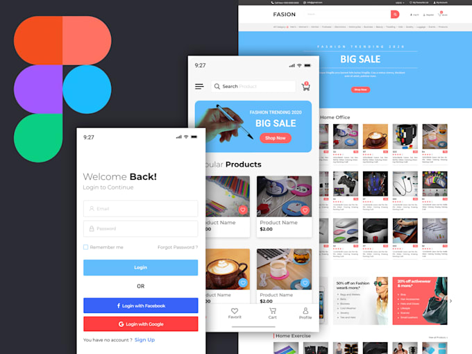 do create mobile app mockup design