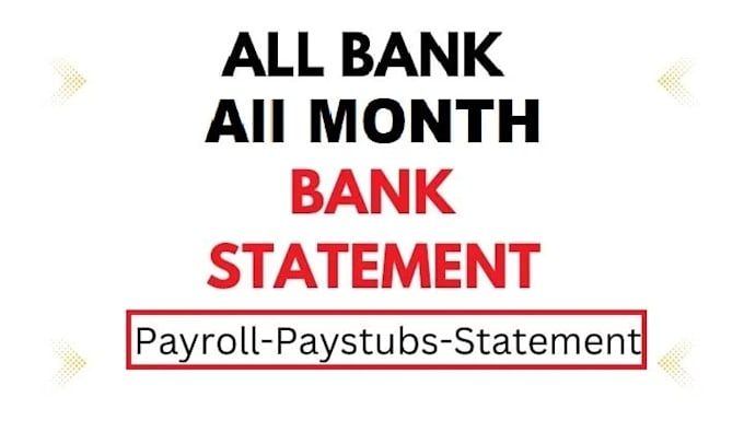 bank statement bank statement bank statement as you need