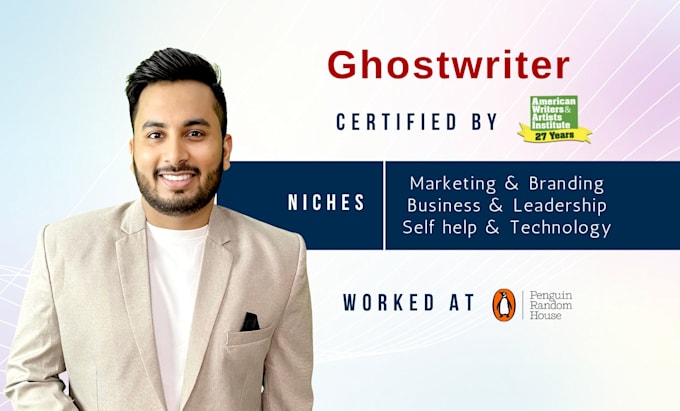 ghostwrite and format your business or leadership book or ebook