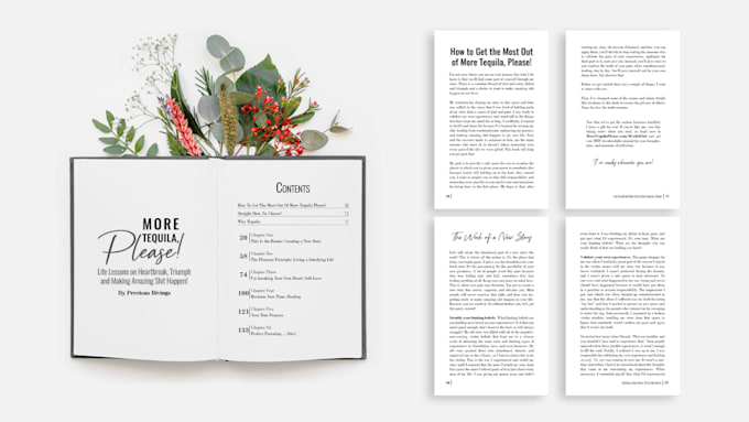 design a simple book layout for you in indesign