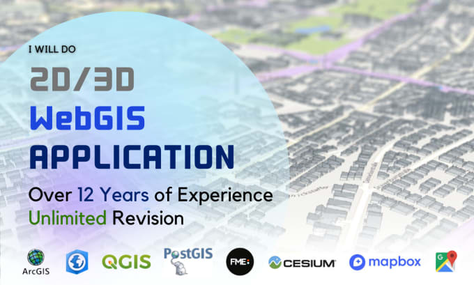 create web gis application using cesium, arcgis, mapbox