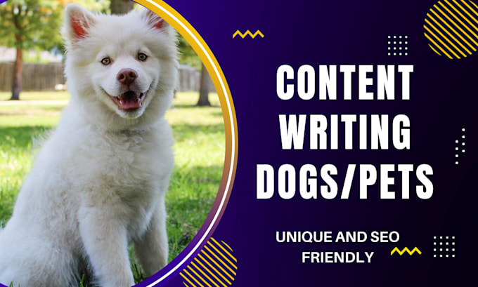 write dog articles and pet blog