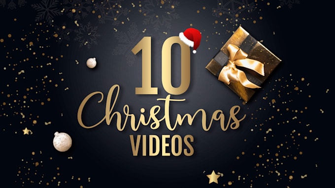 create 10 new year holiday videos