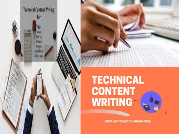 technical writer writing assignments