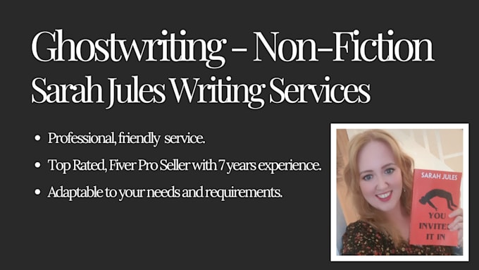 ghostwrite your non fiction manuscript