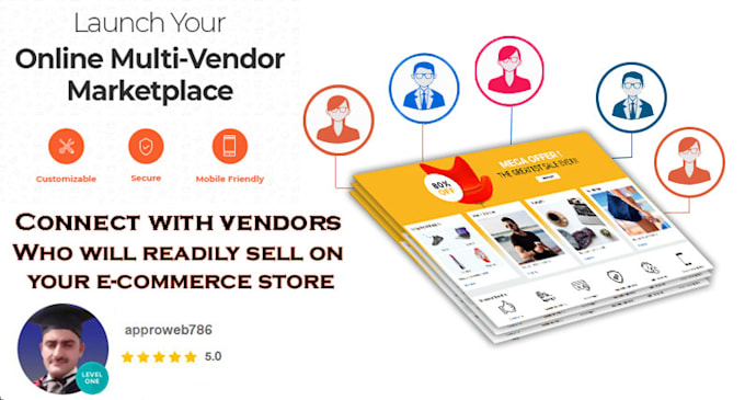 develop multi vendor ecommerce marketplace website
