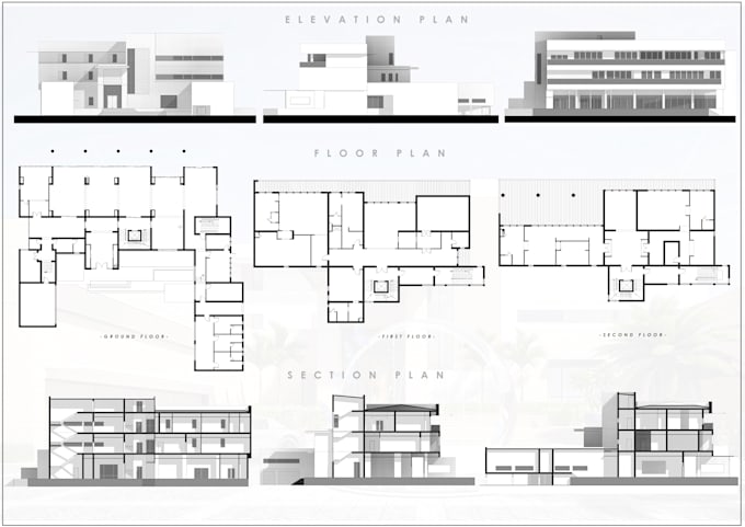 create 3d bim model of your building using revit or sketchup