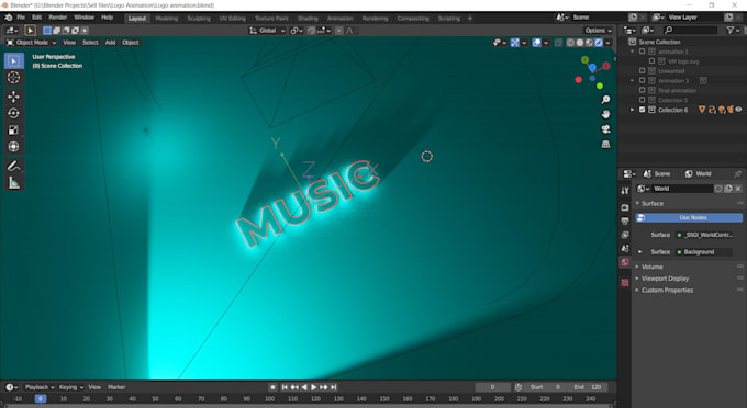 create custom logo animation