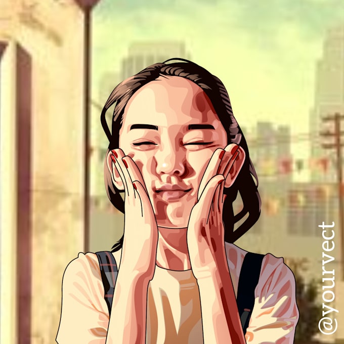 draw game style illustration from your photo