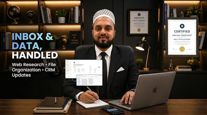 provide executive virtual assistant admin support