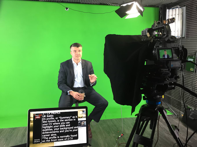 create a green screen video for you or your business