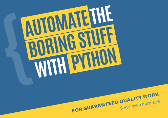 automate your boring stuff with python