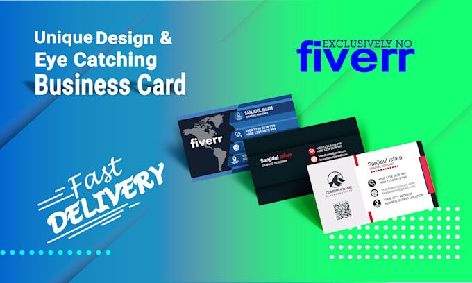 unique business card design for your company