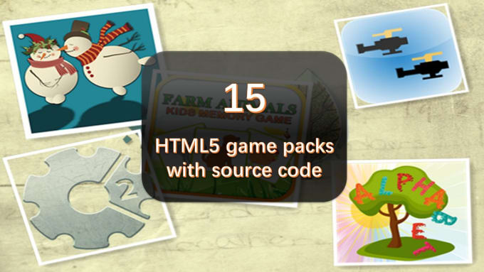 Provide you with 15 html5 game packs with source code by Zhuyabing | Fiverr
