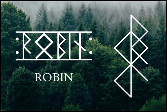 write your name in runes and design a fitting bindrune