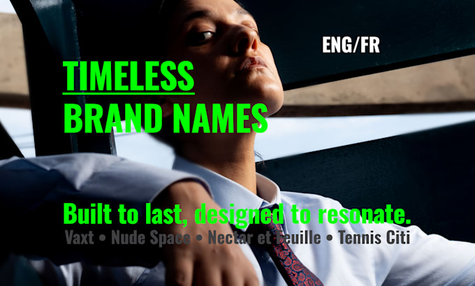 craft your timeless brand name in french or english
