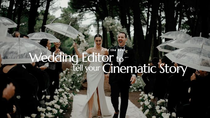edit cinematic wedding video