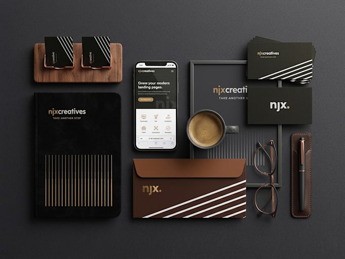 design professional business card, letterhead and corporate stationery