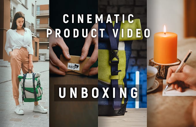 create a cinematic unboxing or promo video