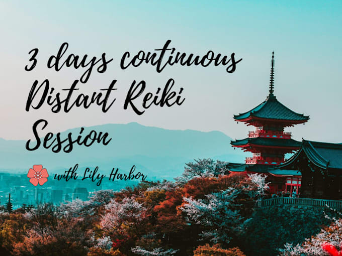 offer 3 days continuous reiki healing session