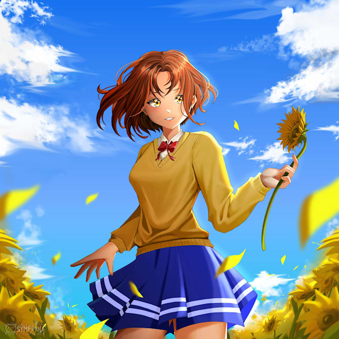 draw your sfw or nsfw character anime style