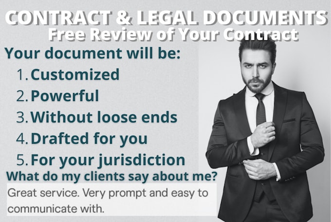 write a powerful and professional legal contract