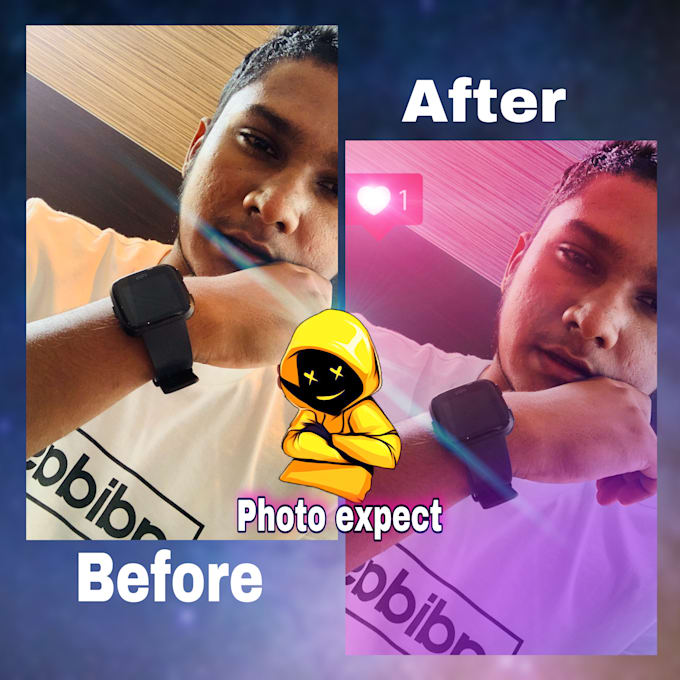 do photoshop working and logo work