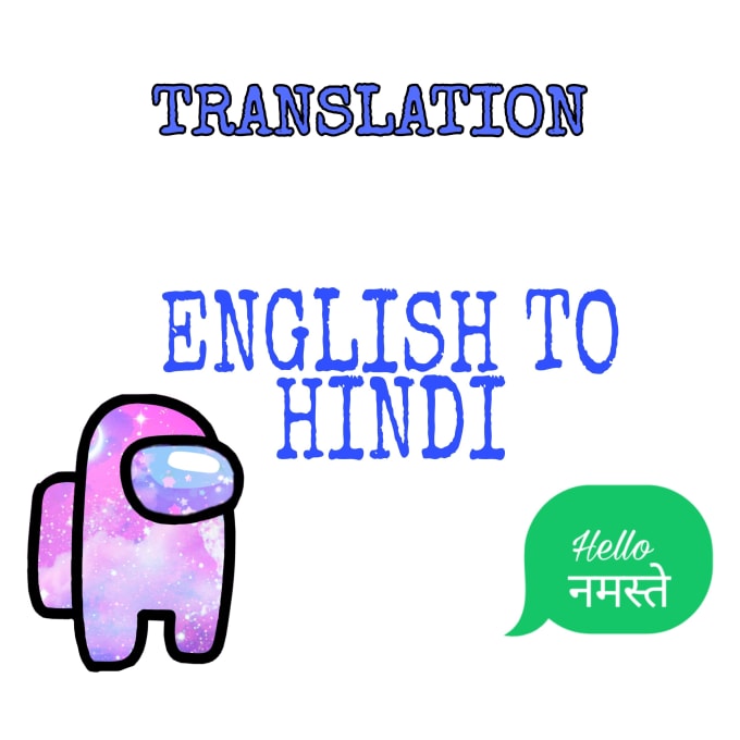 translate from english to hindi manually