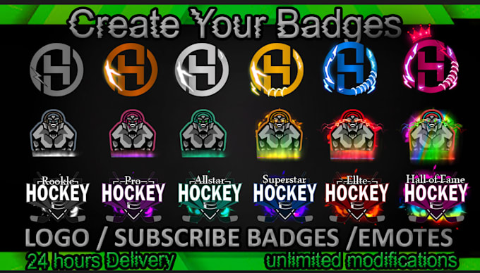 create awesome twitch sub badges and twitch emotes in 24hour