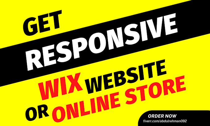create wix website design redesign or wix online store