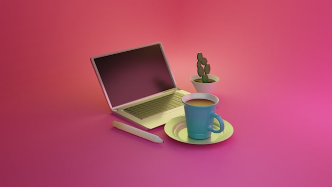 create prop 3d model for you with clean topology