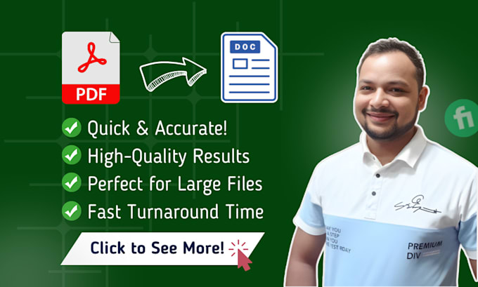 convert PDF to word, CSV or excel format